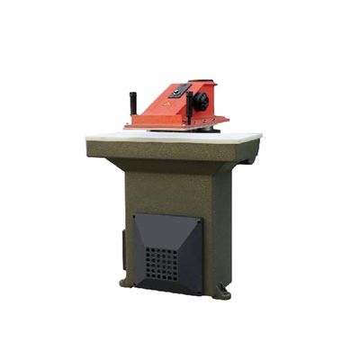 Kleine grootte Swing Arm Clicker Press Leer Snijmachine met een gewichtscapaciteit van 750 kg