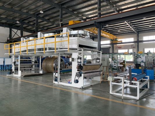 Dubbelkleurige embossing folielamineerder met 8000 kg lamineercapaciteit