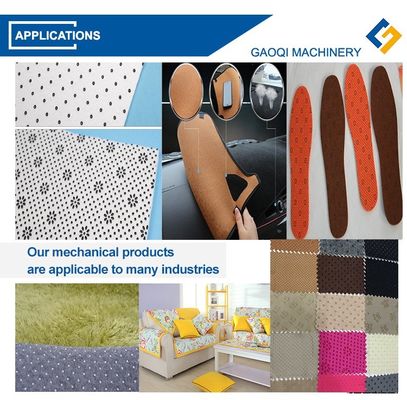Automatische rubber dew drop print machine voor anti-slip dot coating 7000kg
