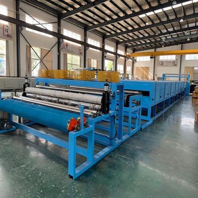 12000mm*2400mm*2000mm Fabriek Dot Interlining Coating Machine