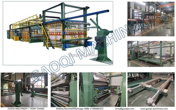 Elektrische PLC 2 Branders 3 in 1 Duitse stijl Vlam Laminatie Machine voor Automotive Interieur