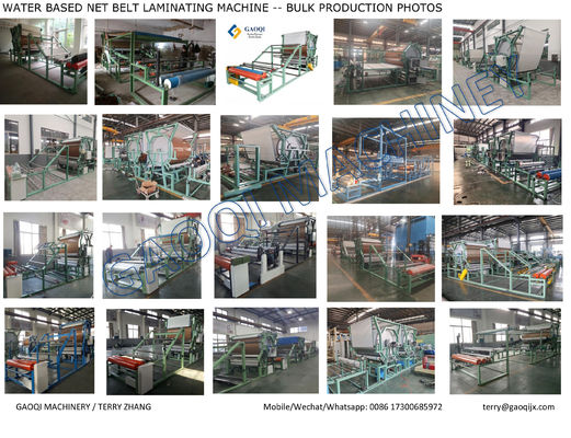 Fabricagefabriek Folievezel laminatie machine met water gebaseerde lijm 5000 kg Gewicht