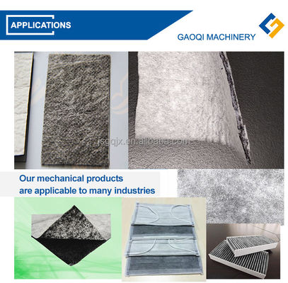 Automatische poedervoeding autofilter laminator voor aangepaste airconditioning filters
