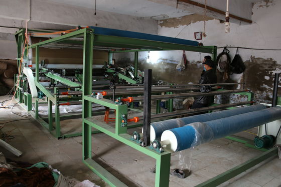 Machines voor het lamineren van niet-geweven weefsels met lijm op basis van water en naaldplaten