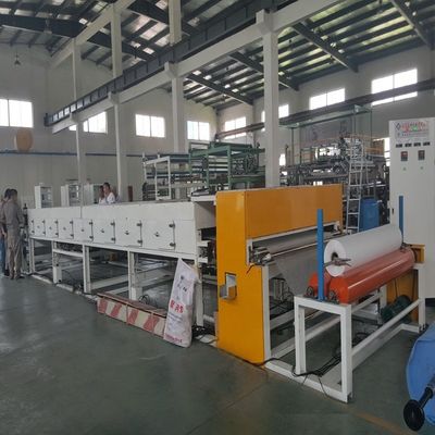 Automatische 60kw textielmachines Stof verspreidingspoeder interlining coating machine