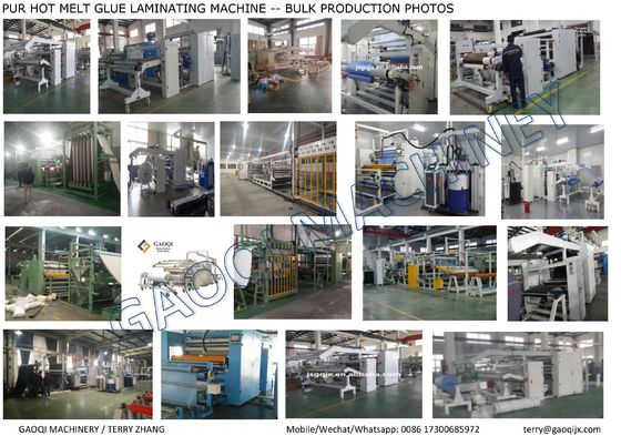 PUR Hot Melt Glue Laminating Machine De perfecte oplossing voor het op maat maken van tapijten