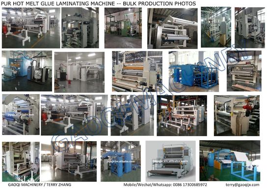PUR Hot Melt Glue Laminating Machine De perfecte oplossing voor het op maat maken van tapijten
