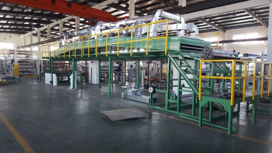 18500mm*3000mm*4550mm Kleding BOPP PET Film Laminating Machine met watergebaseerde lijm