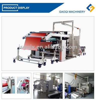 Hoge snelheid en efficiëntie PE Film PUR Hot Melt Glue Laminating Machine for Diaper Pad