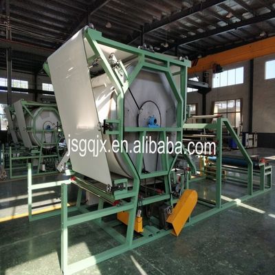 Productiesnelheid 5-45 m/min Fabric Sponge Foam Laminating Machine voor het maken van tapijtpadding