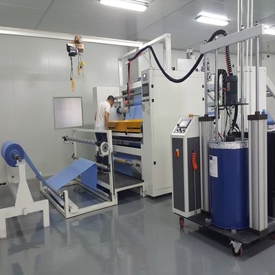 Oplossingsmiddelloze PUR warm gesmolten lijm lamineermachine 1600mm Maximale breedte Geen behoefte aan oplosmiddel