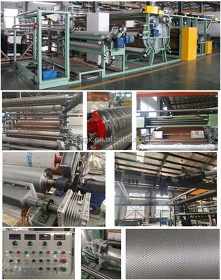 Solventloze fleece beklede jeans Laminatie machine Spanning 380V / 220V / Op maat